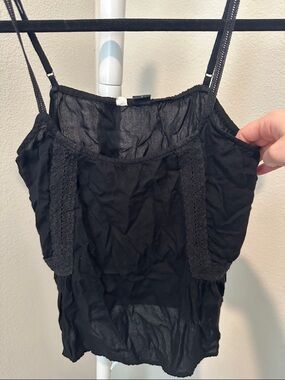 Volcom Black Lace-Detail Cami